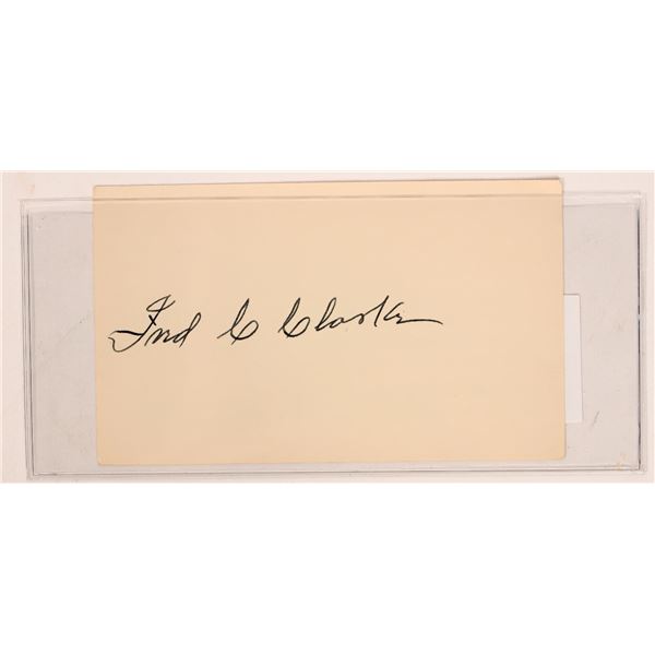 HOF-Louisville Colonels Fred Clarke Autograph [182077]