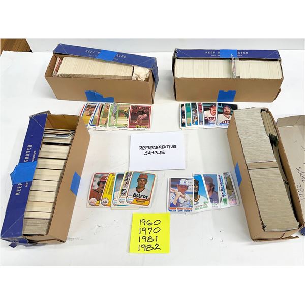 Donruss, Fleer & Topps Baseball Cards (3000+) [188226]
