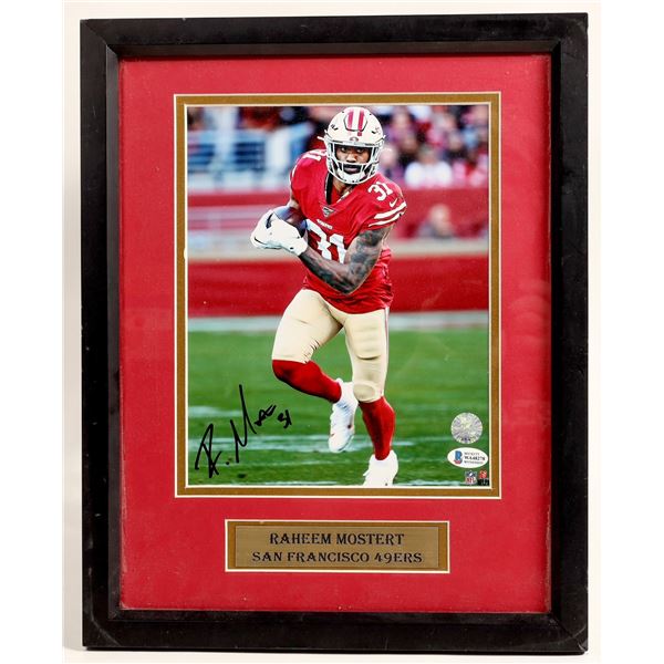 SF Running back Mostert Signed Photo [187734]