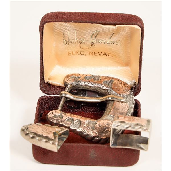 Childs Western Silver/Gold Belt Buckle