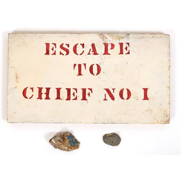 Chief Mine Sign