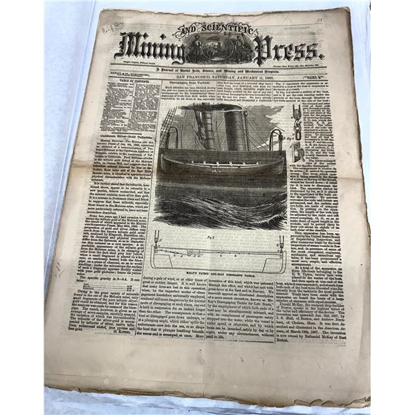 Mining and Scientific Press, 1868, 57 issues [186404]