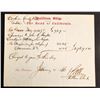 Image 1 : John Slaughter Arizona Gold Order, 1886 [190443]