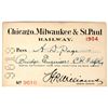 Image 1 : Chicago, Milwaukee & St. Paul RW Pass 1904 [180464]