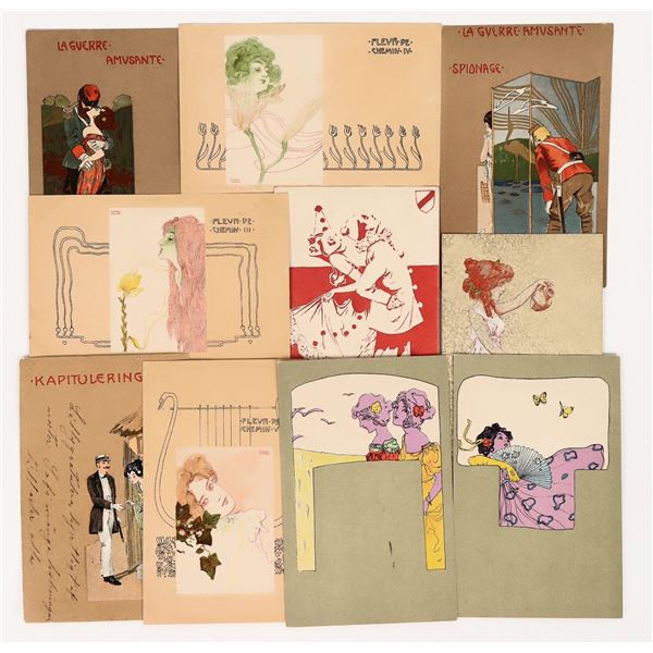 Art Nouveau - Kirchner Postcards-IV 1899-1906 (10) [188157]