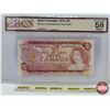 Image 2 : Canada $2 Bills 1974 (2 Sequential) Both BCS Certified : - Lawson/Bouey #ABV5699274 (Almost UNC 58 O