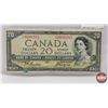 Image 2 : Canada Bills 1954DF "Devil's Face" Series (5 Bills): $20 : Beattie/Coyne #CE9686182 $10 : Beattie/Co