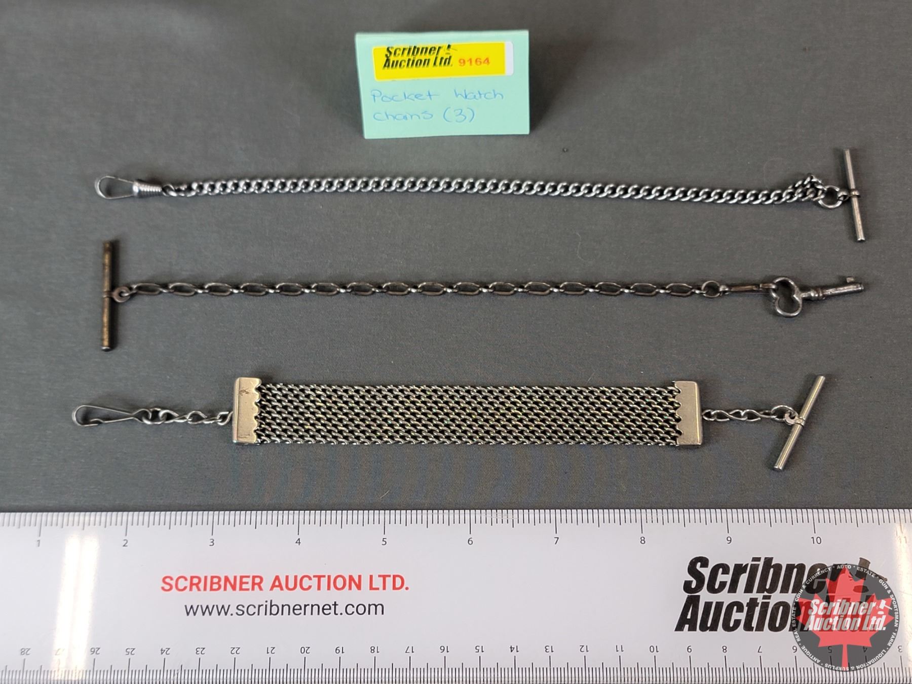 Assortment Watch Chains (3) (SEE PICS!) (Listing & Descriptions are a ...