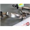 Image 3 : "BEST" Antique Handcuffs "Warranted Wrought 106" : Screw Type Keys (SEE PICS!)