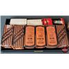 Image 2 : Assortment of 11 Vintage Radio Tubes in Original Boxes (Tray: 1-1/2"H x 14-1/2"W x 8-1/4"D) (SEE PIC