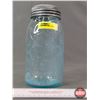Image 2 : Crown Imperial Jar (1 Quart) Blue Glass w/Lid (8"H) (SEE PICS!) (Listing & Descriptions are a GUIDE 
