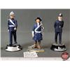 Image 2 : Hand Painted Lead Soldiers : Blue Uniform (3) (SEE PICS!) (Listing & Descriptions are a GUIDE ONLY a