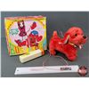 Image 2 : "BUSY POOCH" Plush Remote Toy (1970's) (w/Orig Box : 3-1/2"H x 9"W x 9"D) (SEE PICS!) (Listing & Des