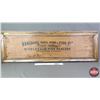 Image 1 : Framed Packing Crate Side "Vancouver Shell Fish & Fish Co Ltd." (Frame Measures 14-1/2"H x 44"W) (SE