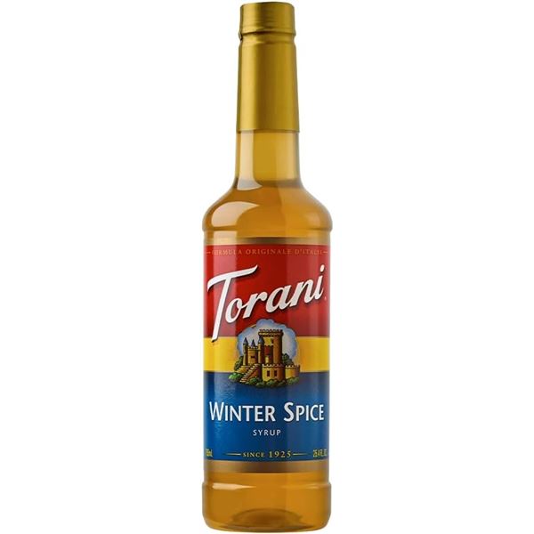750ML BOTTLE OF TORANI WINTER SPICE SYRUP