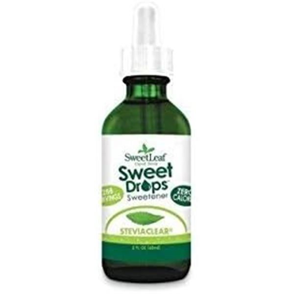 NEW SWEETLEAF SWEET DROPS STEVIA CLEAR 60ML