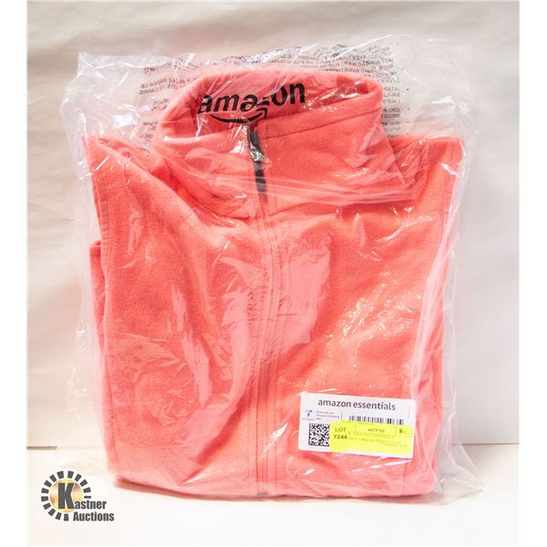 NEW AMAZON ESSENTIALS WOMENS BRIGHT PINK FLEECE