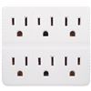 Image 1 : NEW GO GREEN WALL TAP - 6 OUTLET - WHITE
