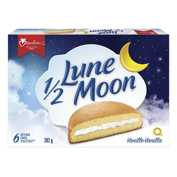 3 BOXES OF VACHON LUNE 1/2 MOON VANILLA CAKES