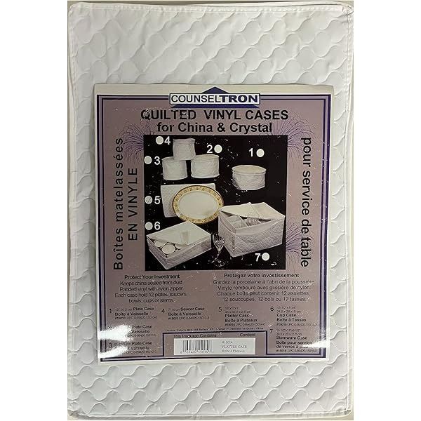 NEW COUNSELTRON QUILTED VINYL CASES FOR CHINA