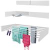 Image 1 : NEW LAUNDRY DRYING RACK INVISBILE FOLDING CLOTHING