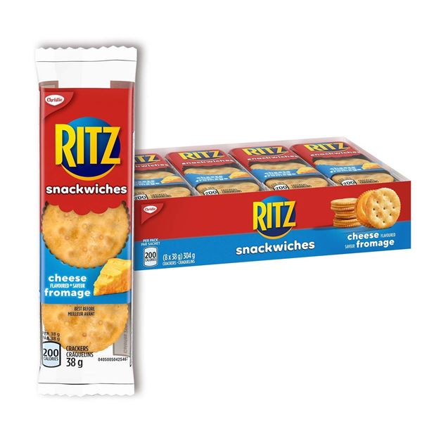 NEW 8 X 38G RITZ SNACKWICHES