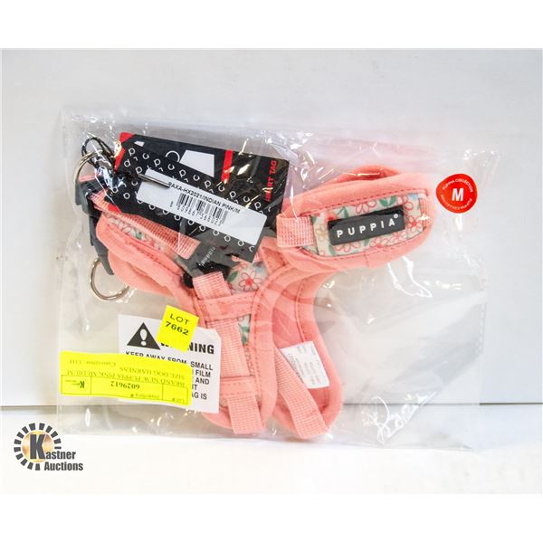 BRAND NEW PUPPIA PINK MEDIUM SIZE DOG HARNESS