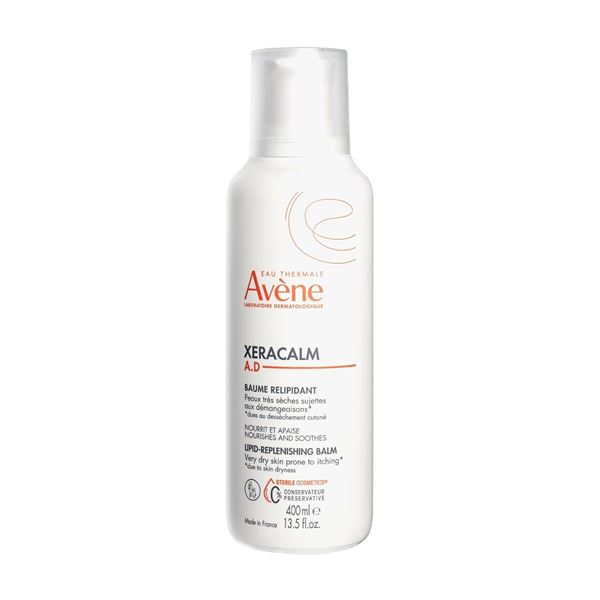 400ML BOTTLE OF AVENE EAU THERMALE XERACALM A.D.