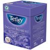 Image 1 : NEW TETLEY ENGLISH BREAKFAST BLACK TEA - 60 BAGS
