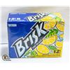 Image 1 : NEW CASE OF 12 LEMON BRISK ICED TEA 12 X 355ML