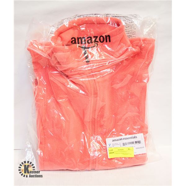 NEW AMAZON ESSENTIALS WOMENS BRIGHT PINK FLEECE