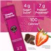 Image 1 : NEW 3 X 125G SIMPLY PROTEIN STRAWBERRY CHOCOLATE
