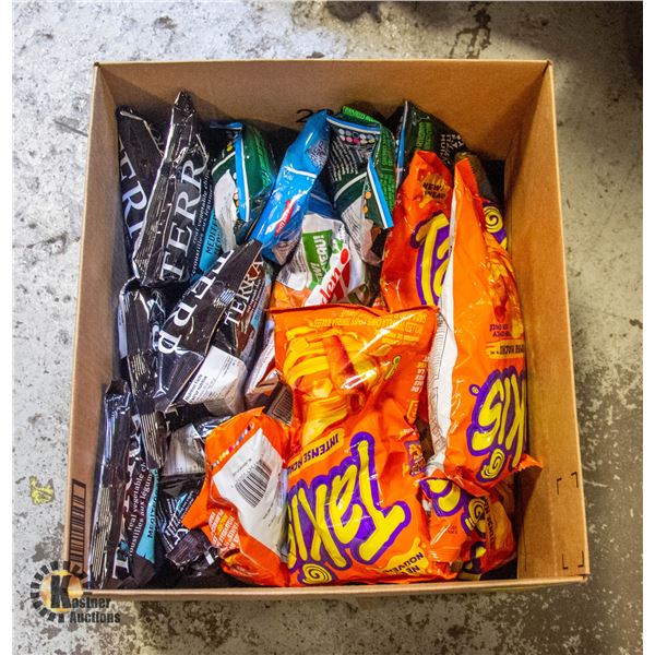 NEW BOX OF 20 ASSORTED CHIPS