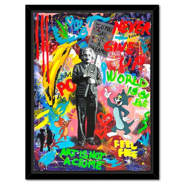 Einstein's Placard by Rovenskaya Original