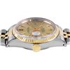 Image 5 : Rolex Mens Two Tone Champagne Index Yellow Gold Fluted Bezel Datejust With Rolex