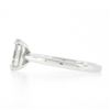 Image 6 : NEW Platinum 1.88 ctw GIA Old Emerald Cut Prong Diamond Solitaire Engagement Rin