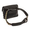 Image 3 : Chanel Black Quilted Leather Waist Clutch Bag