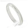 Image 6 : NEW Mens Classic 14K White Gold 3.3mm Plain Dome Polished Wedding Band Ring
