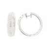 Image 2 : 8.00 ctw Diamond Earrings - 18KT White Gold