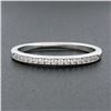 Image 3 : Classic Tiffany & Co. Platinum 0.26 ctw Channel Round Diamond Wedding Band Ring