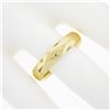 Image 3 : NEW Mens Classic 14K Yellow Gold 4.9mm Plain Dome Polished Wedding Band Ring