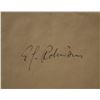 Image 1 : Key Largos Edward G. Robinson signature slip
