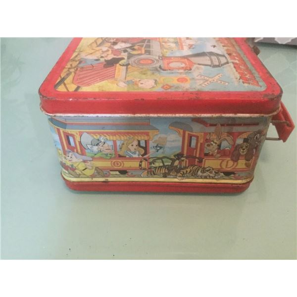 1970s Walt Disney Express vintage lunchbox
