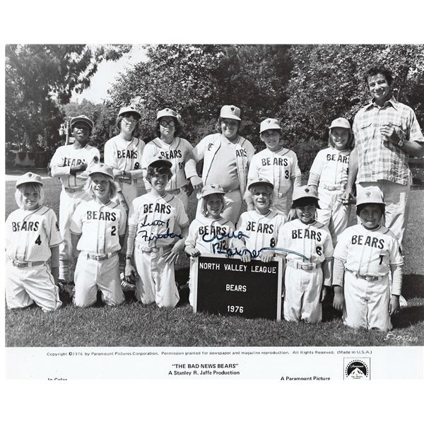 The Bad News Bears Chris Barnes signed movie photo