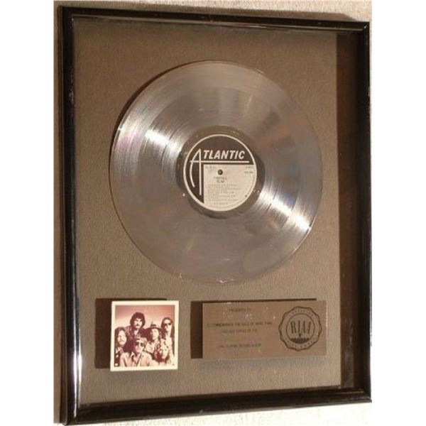 Firefall Platinum Floater Record Award