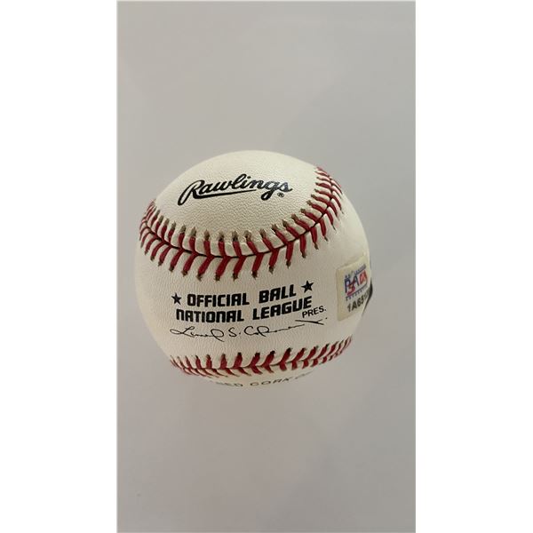 LA Dodger Duke Snider signed baseball