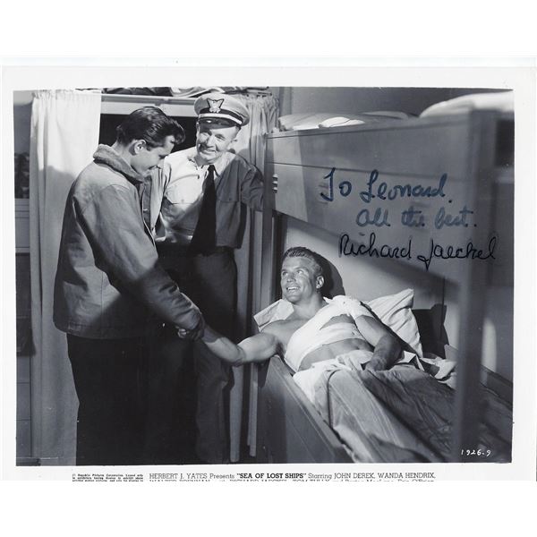 Sea of Lost Ships Richard Jaeckel signed movie photo