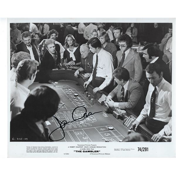The Gambler James Caan signed movie photo
