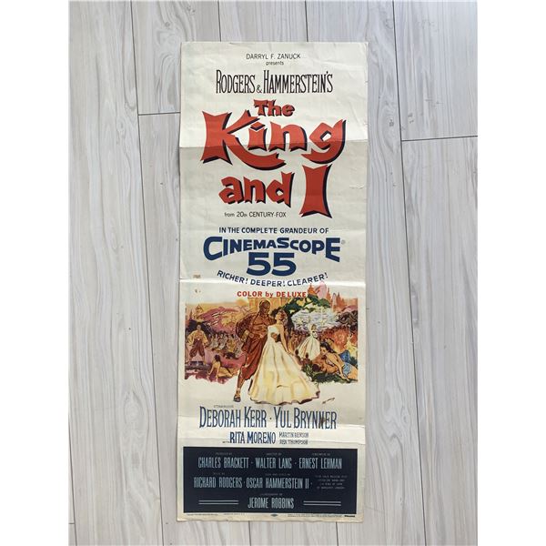 The King and I original 1956 vintage movie poster