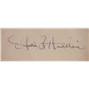 Image 1 : Olivia De Havilland signature slip